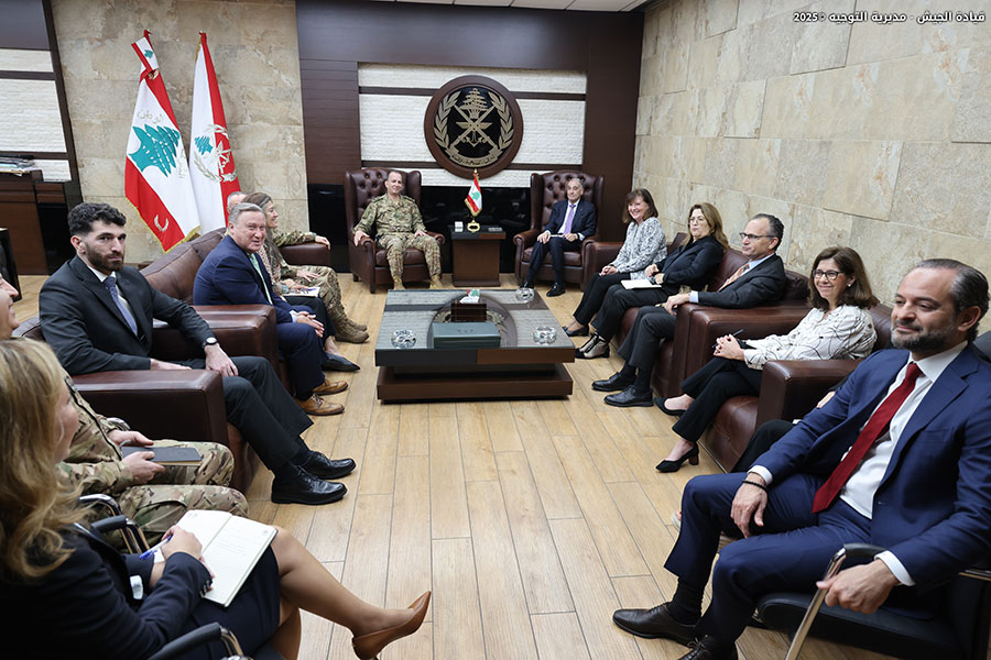 استقبالات العماد قائد الجيش