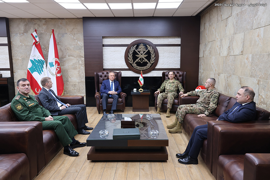 استقبالات العماد قائد الجيش