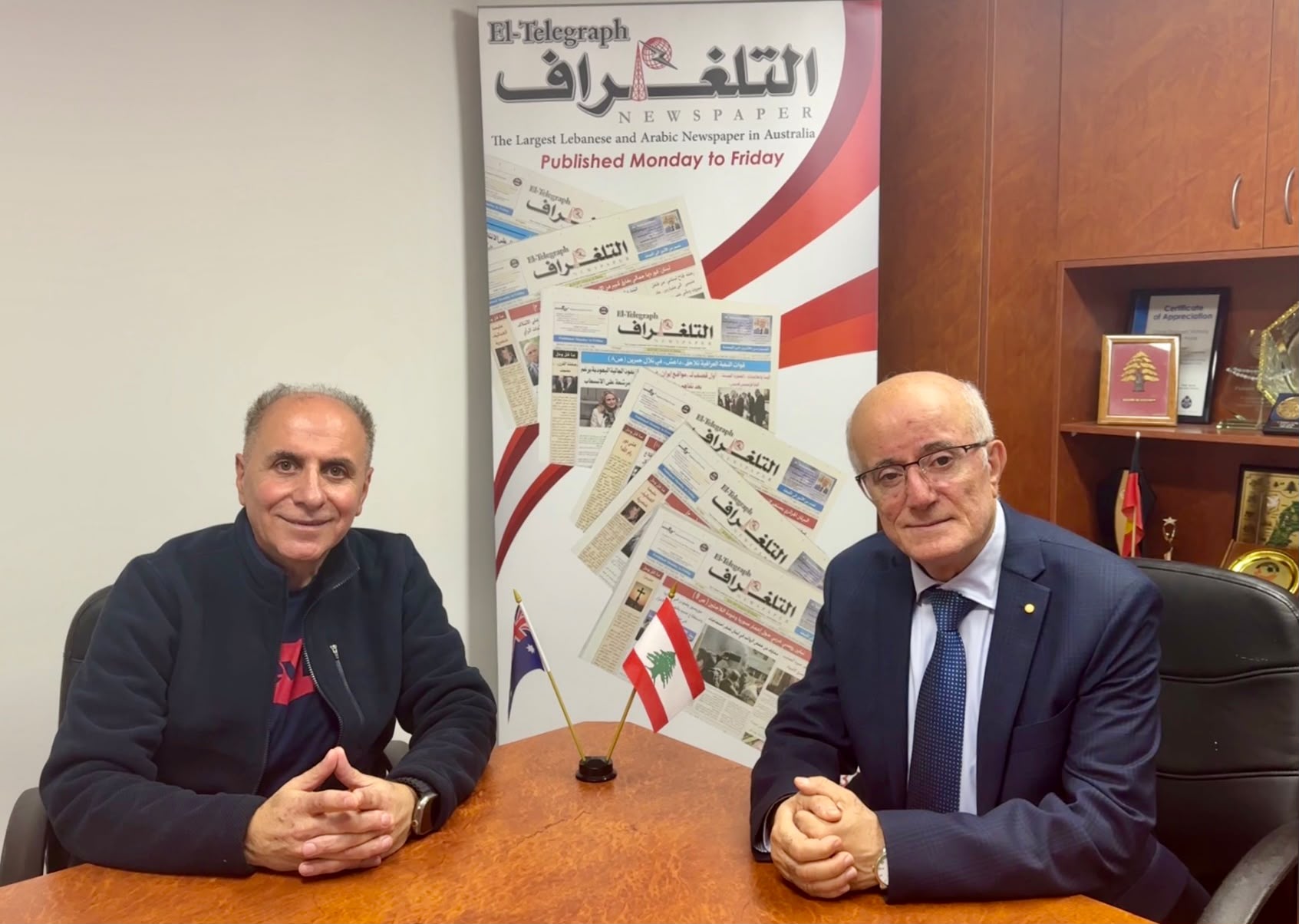 الكاتب والصحافي انطوان القزي شلح من ارز لبنان